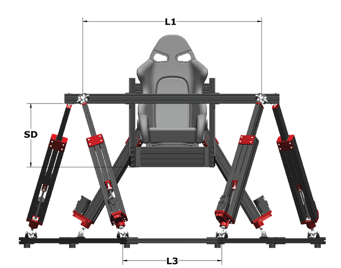 Linear Hexapod System Layouts